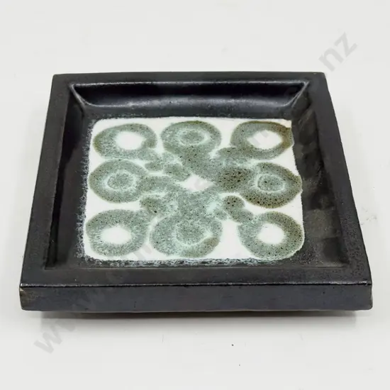 Kenneth Clark Square Pottery Dish