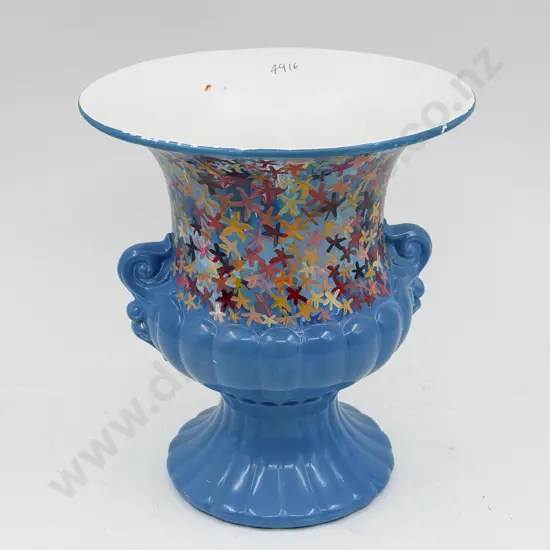 Overpainted Crown Lynn Vase