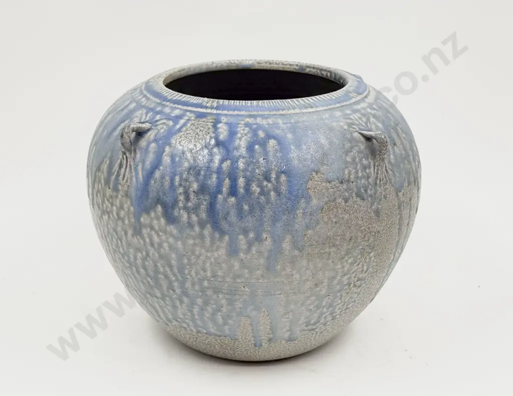 Mal Sole Salt Glazed Pottery Vase Image 1++