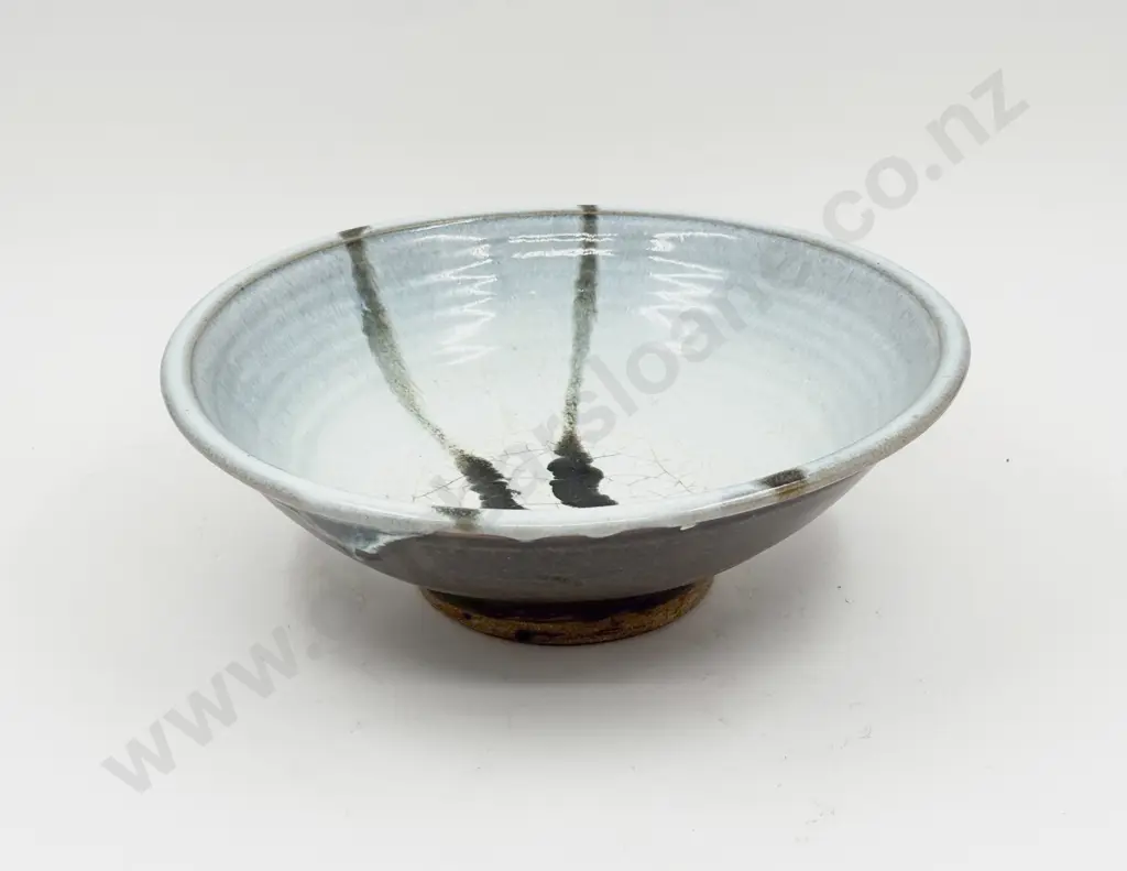 NZ Pottery Pedestal Bowl Image 1++