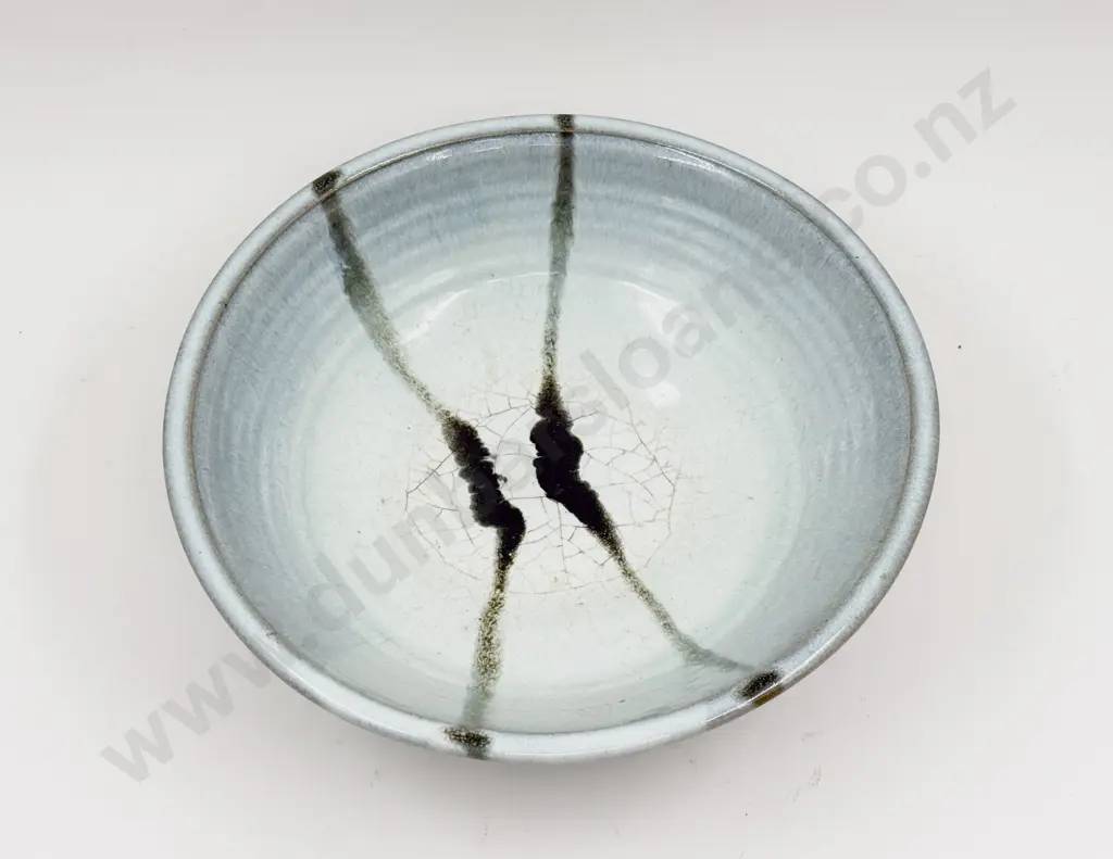 NZ Pottery Pedestal Bowl Image 1++