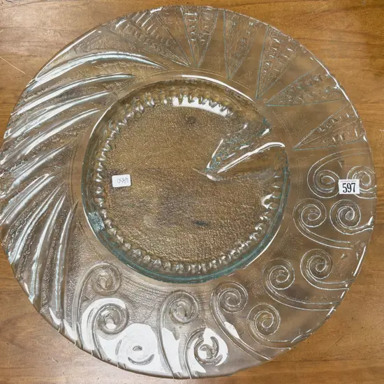 Decorative Glass Charger