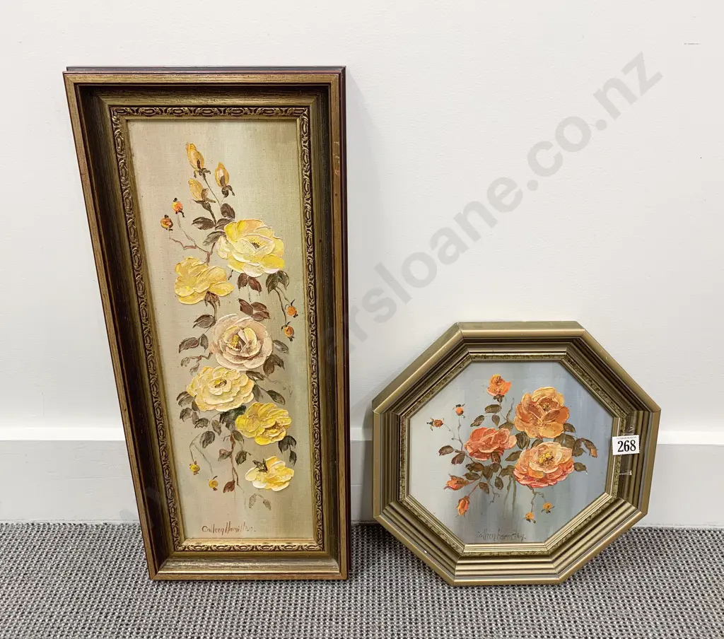 Two Floral Still Lifes by Colleen Hamilton Image 1++