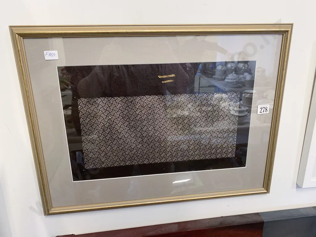 Framed Textile Work Image 1++