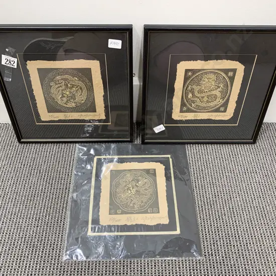 Mr Yu Yuen Hong - Three Ltd Ed Prints on Textured Paper