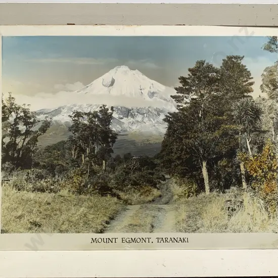 Large Framed Scenic Photographic Print of Mount Egmont