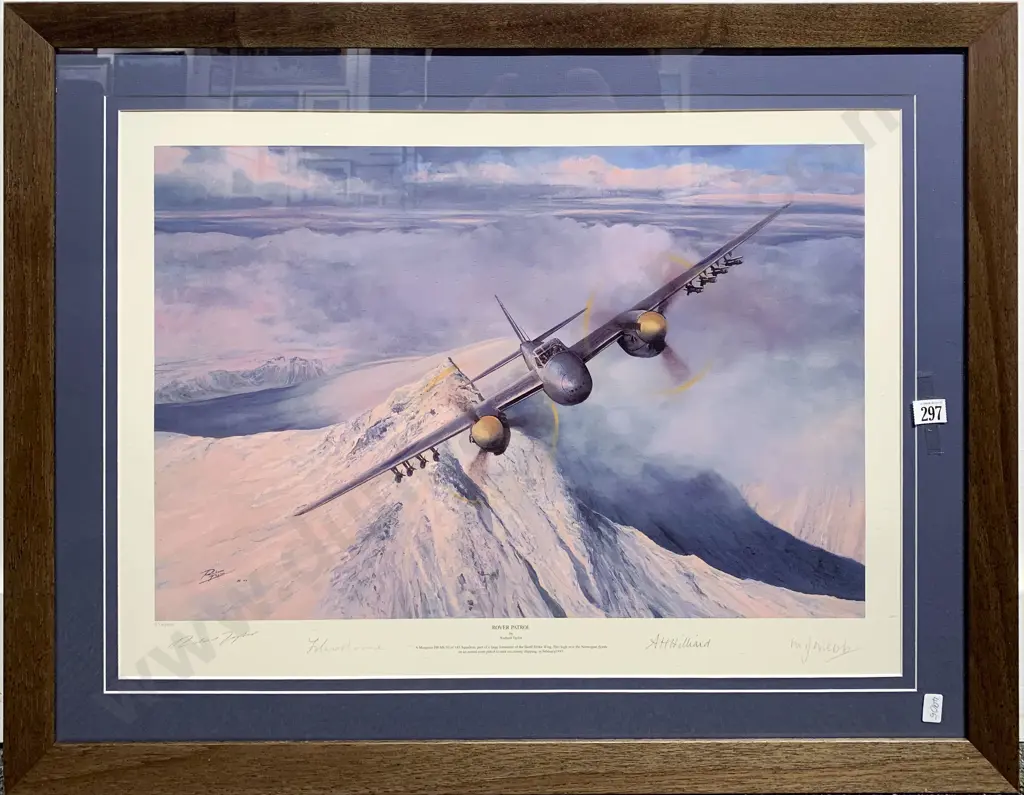 Richard Taylor Signed "Rover Patrol" Ltd Ed Print Image 1++