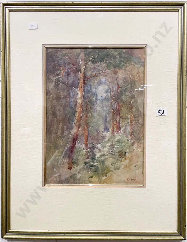 Esther Barker - "Forest Walk" - Watercolour Image 1++