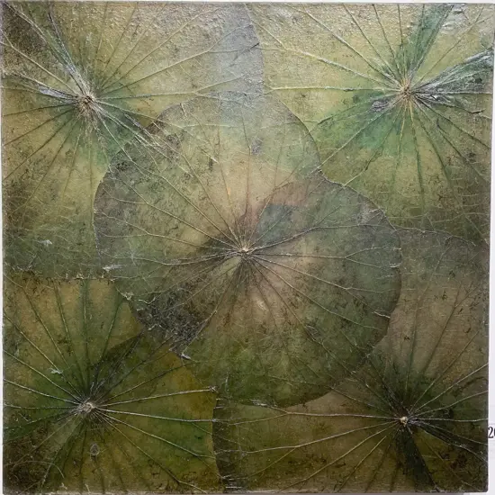 Unsigned - Lily Pad Study - Mixed Media
