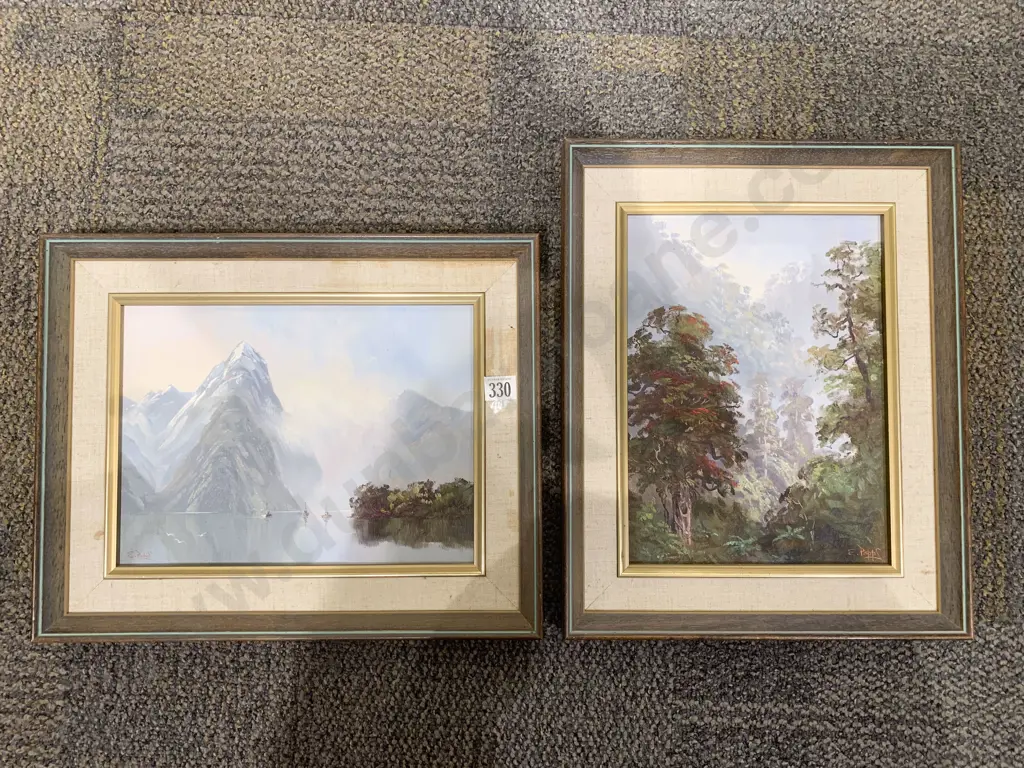 Two Oil on Boards by Ernest Papps Image 1++
