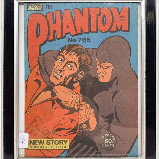 Framed "The Phantom" No. 765 Vintage Comic