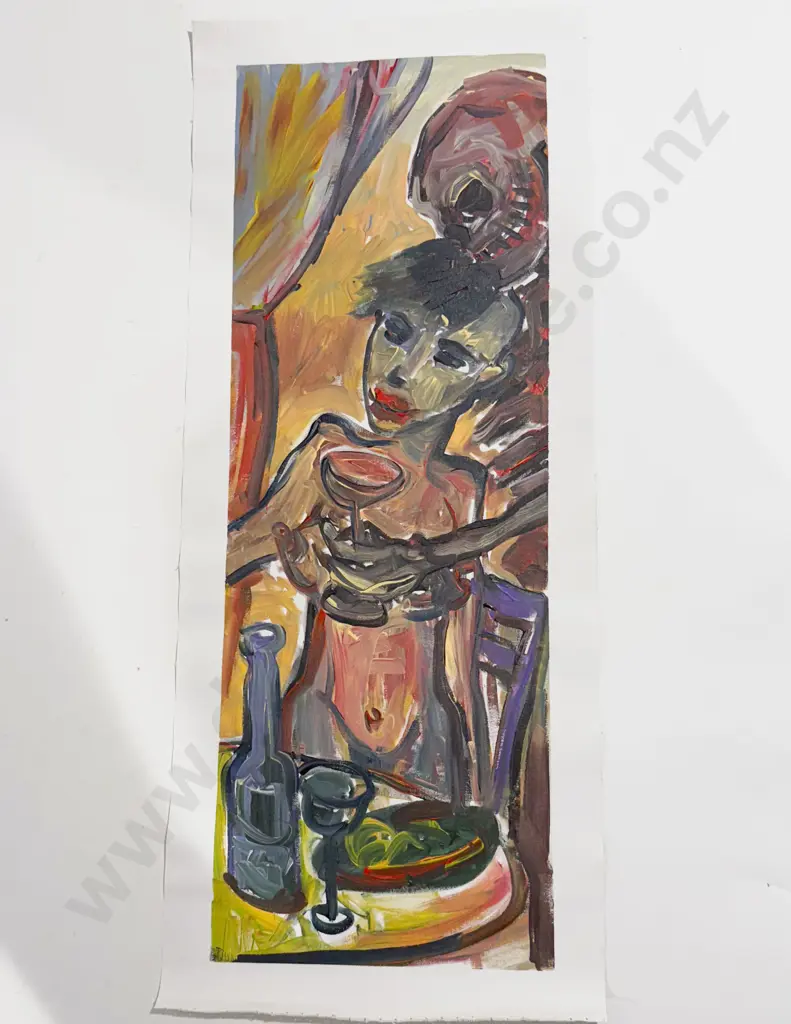 Yuri Bobmynov - Figural Oil Work on Canvas Image 1++