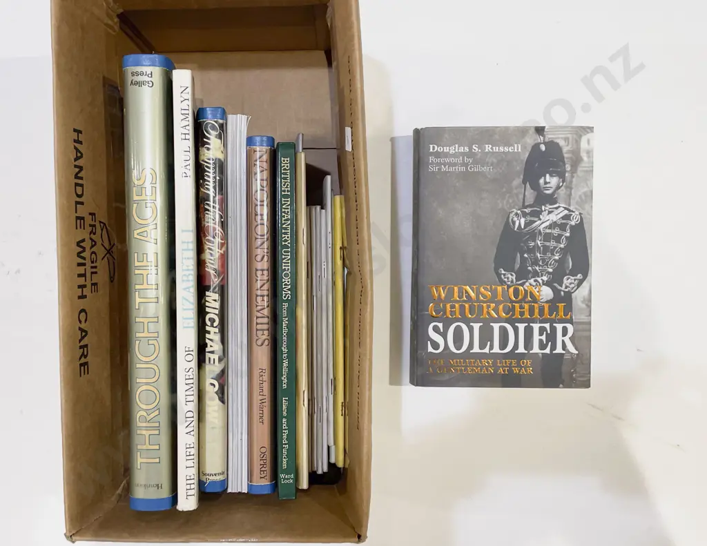 Box of Assorted Books Image 1++