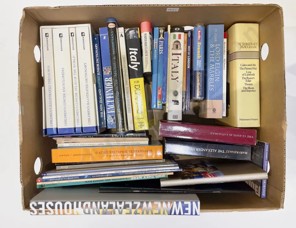 Box of Assorted Books Image 1++