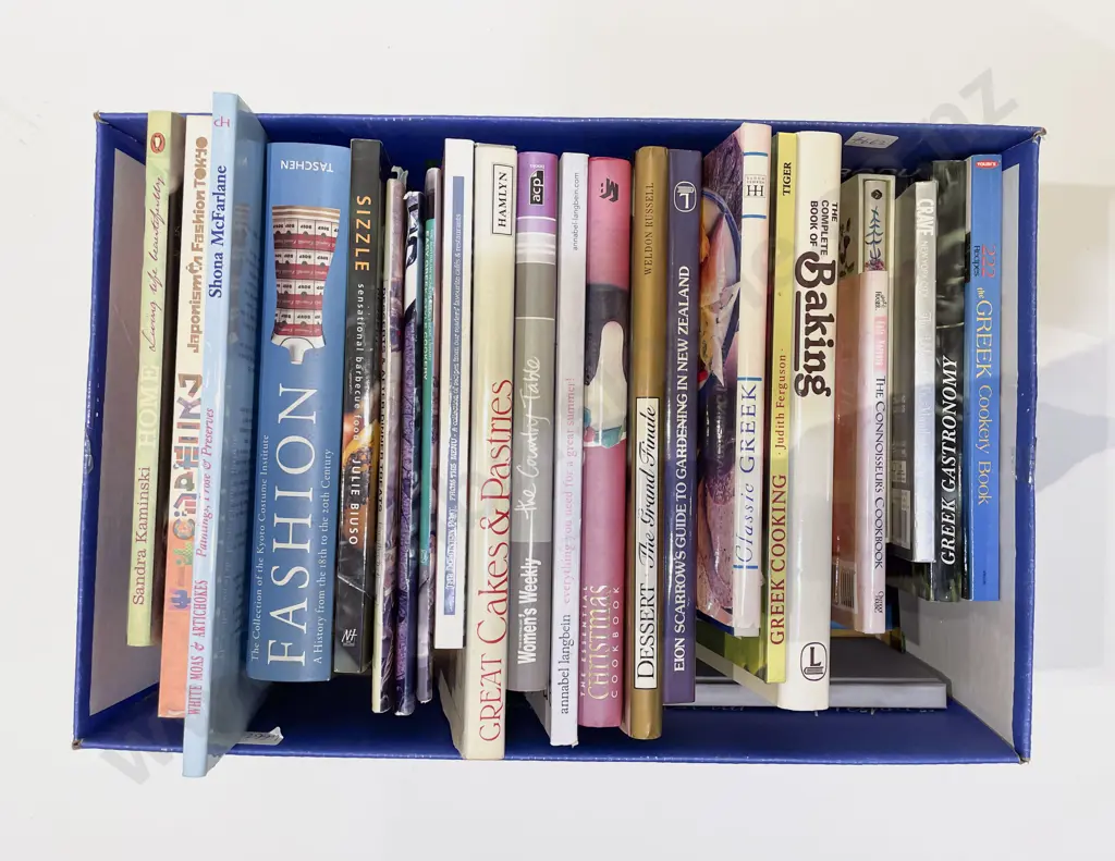 Box of Assorted Books Image 1++