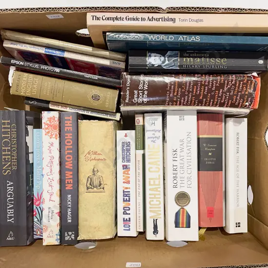 Box of Assorted Books