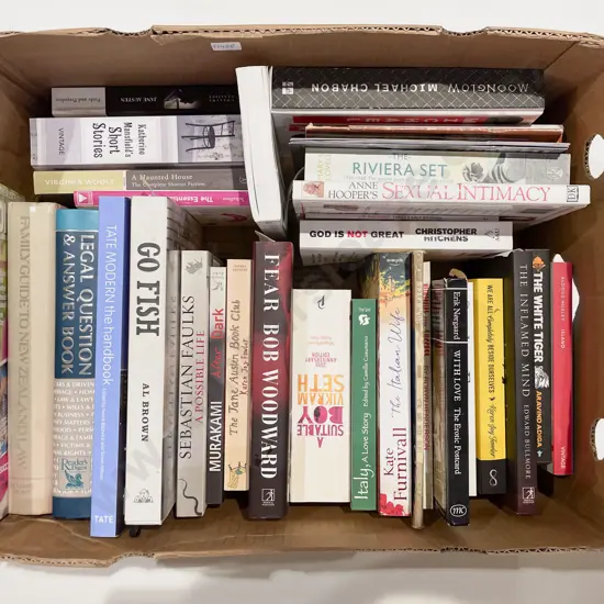 Box of Assorted Books