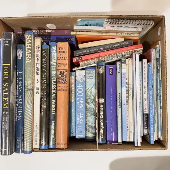 Box of Assorted World Reference Volumes