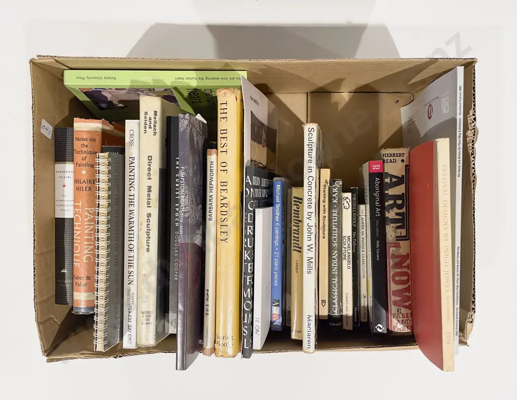 Box of Assorted Art Related Reference Volumes Image 1++