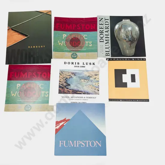 Seven Assorted Art Reference Booklets