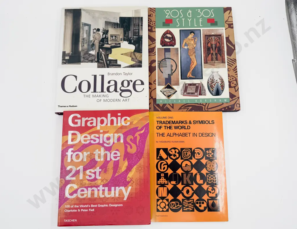 Four Assorted Art & Graphic Design Reference Books Image 1++