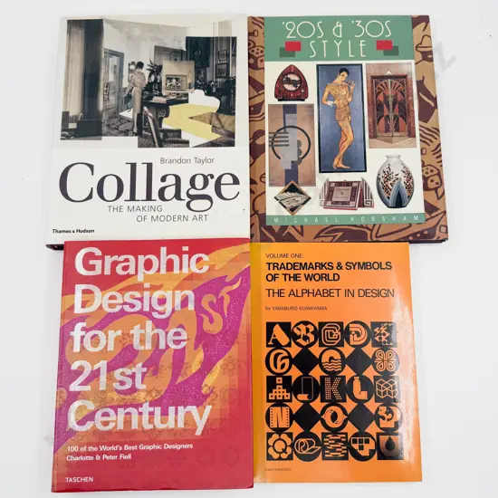 Four Assorted Art & Graphic Design Reference Books