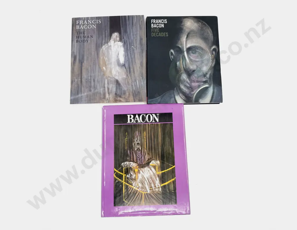 Three Assorted Francis Bacon Reference Books Image 1++