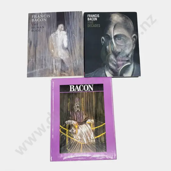 Three Assorted Francis Bacon Reference Books