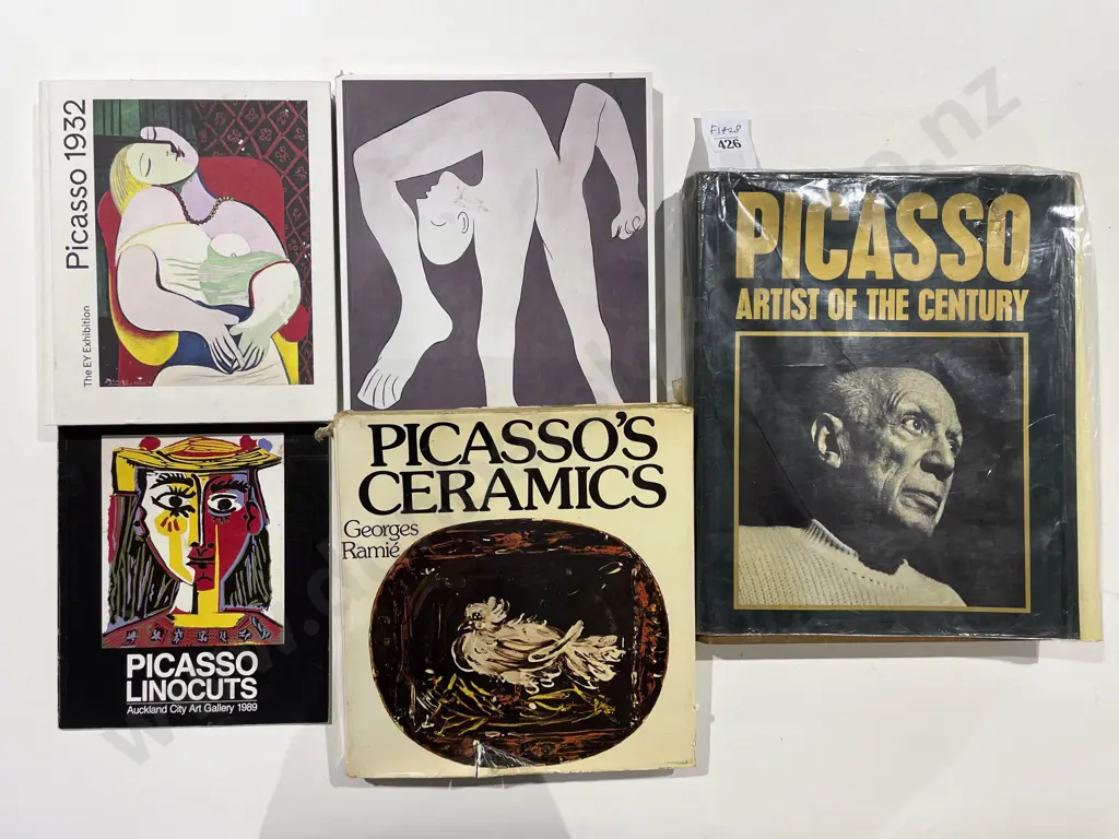 Five Assorted Picasso Reference Books Image 1++