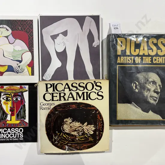 Five Assorted Picasso Reference Books
