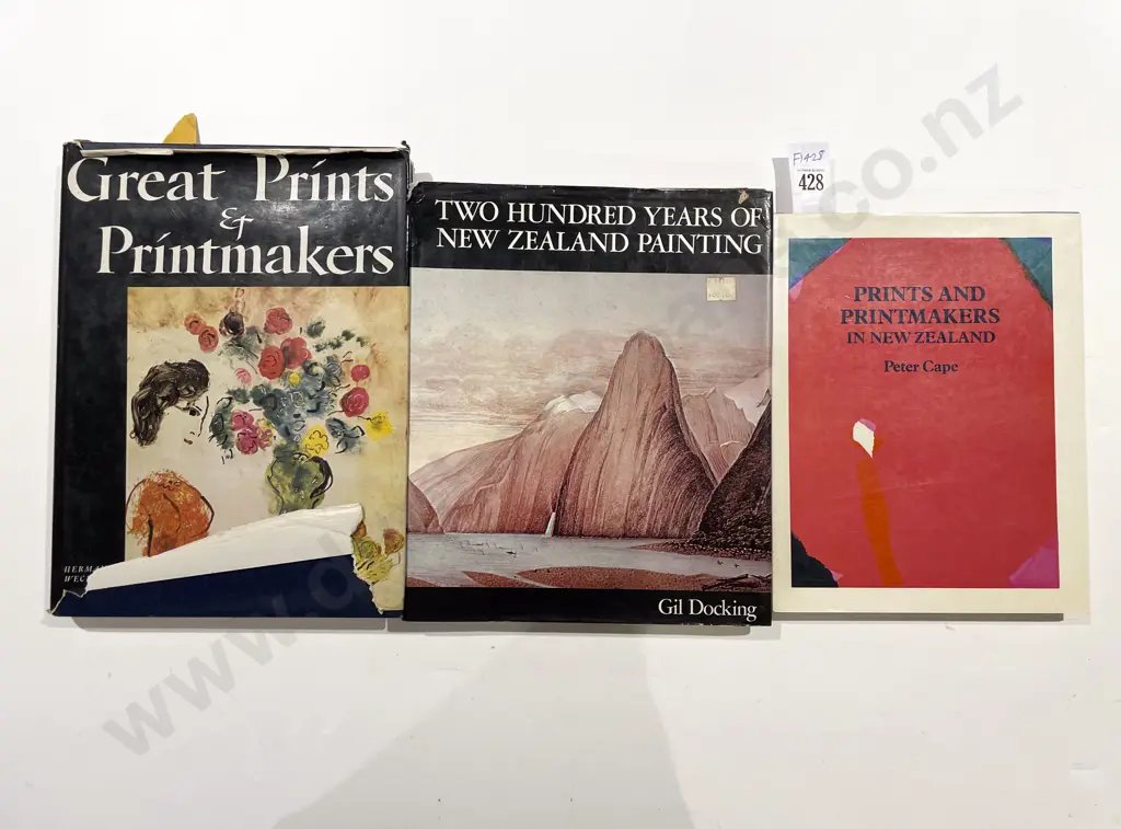 200 Years of NZ Painting together with Two Other Art Reference Books Image 1++