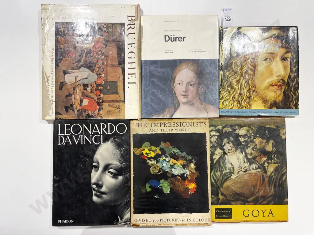 Six Assorted Art Reference Volumes Image 1++