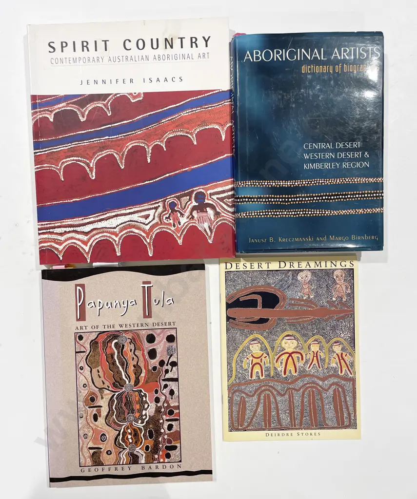 Four Assorted Art Books incl Aboriginal Art Reference Image 1++