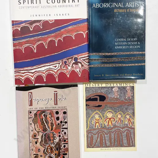 Four Assorted Art Books incl Aboriginal Art Reference