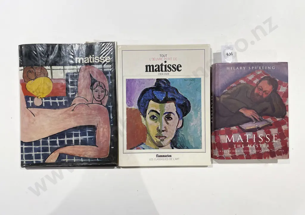 Matisse - The Master - Volume 2 together with Two Other Matisse Reference Image 1++