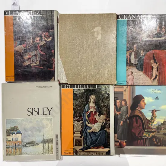 Six Assorted Art Reference Books