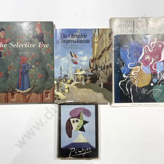 Four Assorted Art Reference Books