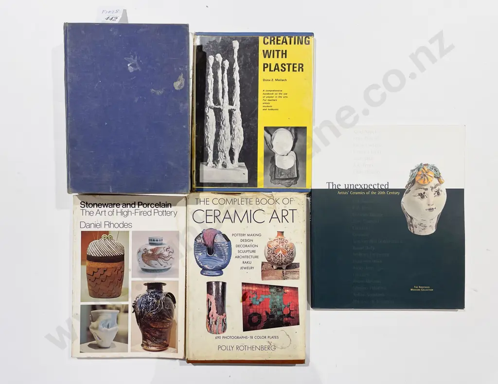 Five Assorted Ceramic & Porcelain Reference Books Image 1++