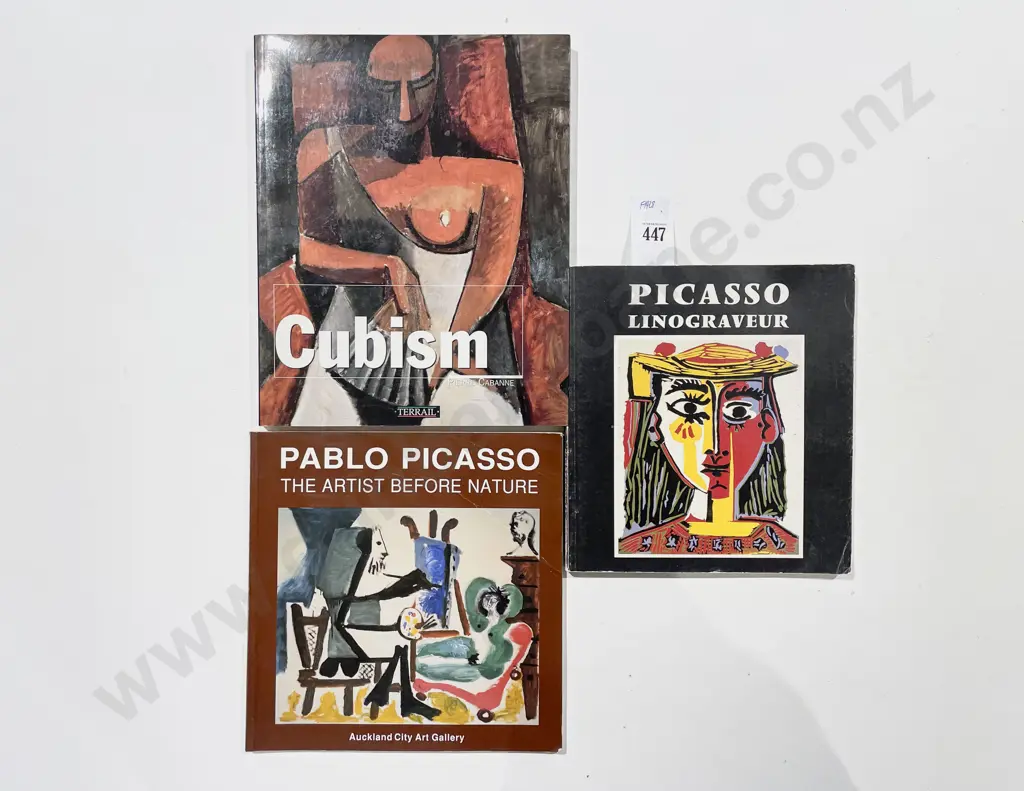 Two Assorted Picasso Books together with Cubism Reference Book Image 1++