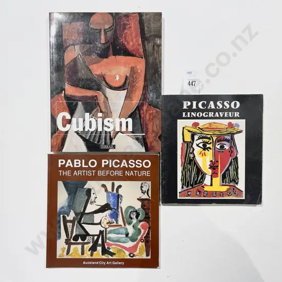 Two Assorted Picasso Books together with Cubism Reference Book