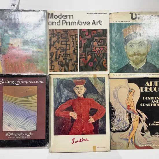 Six Assorted Art Reference Volumes