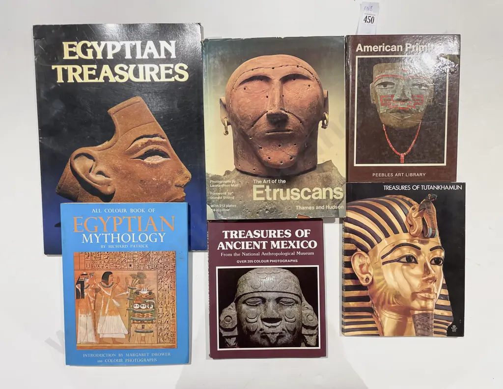 Six Assorted Early & Primitive Art Reference Books Image 1++