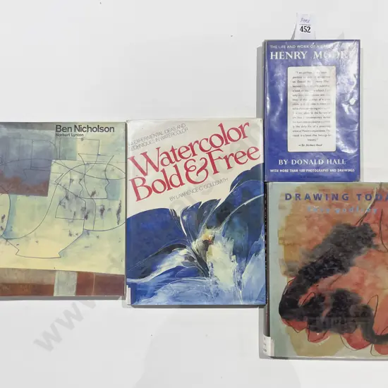 Four Assorted Art Reference Books