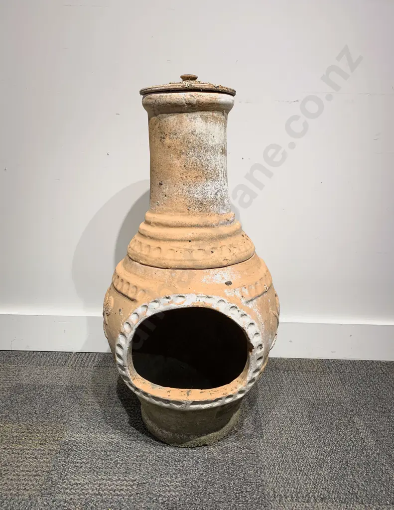 Outdoor Terracotta Chiminea Image 1++