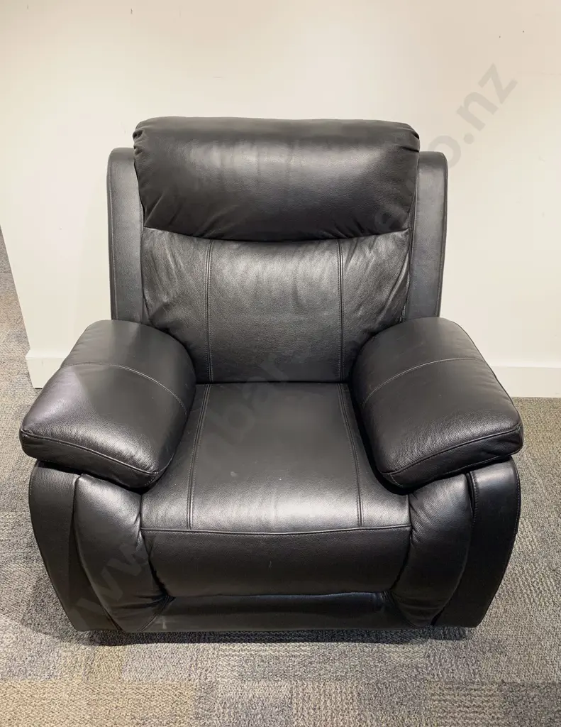 Leather Reclining Armchair Image 1++