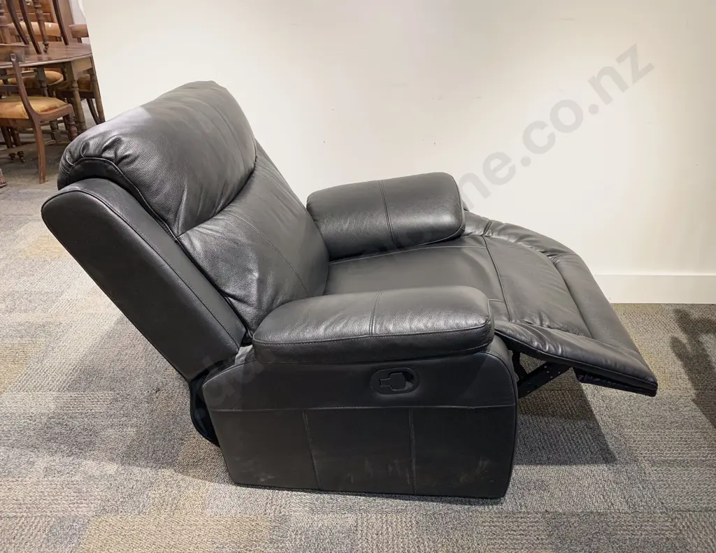 Leather Reclining Armchair Image 1++