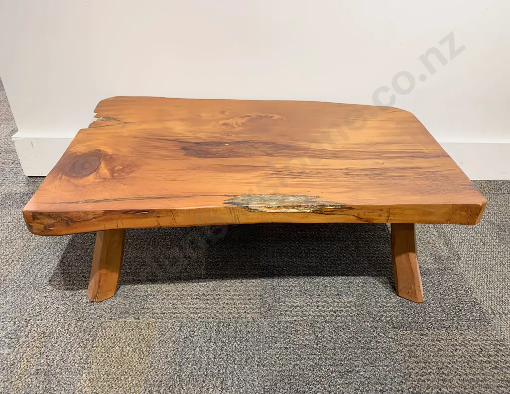 Natural Wood Form Coffee Table Image 1++
