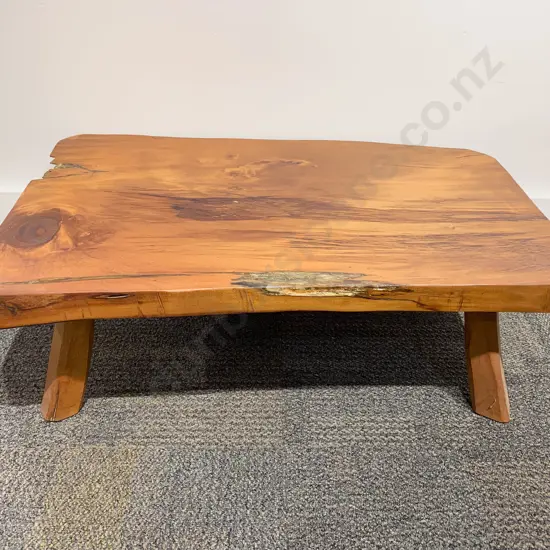 Natural Wood Form Coffee Table