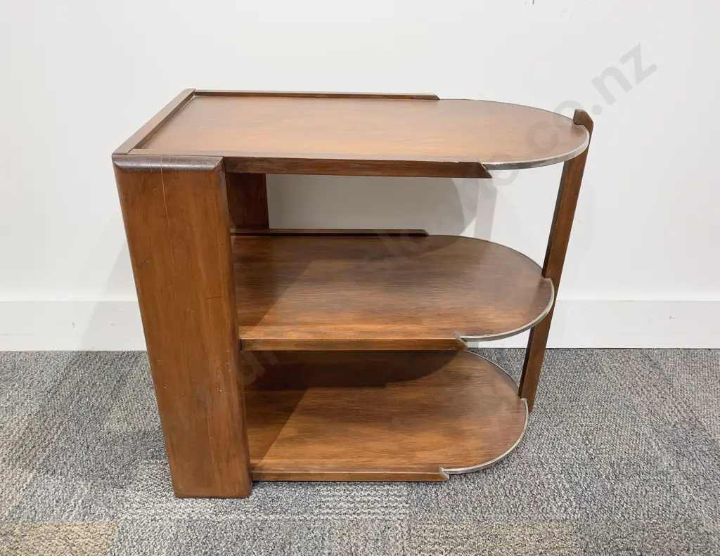 Art Deco Three Tier Tea Table Image 1++
