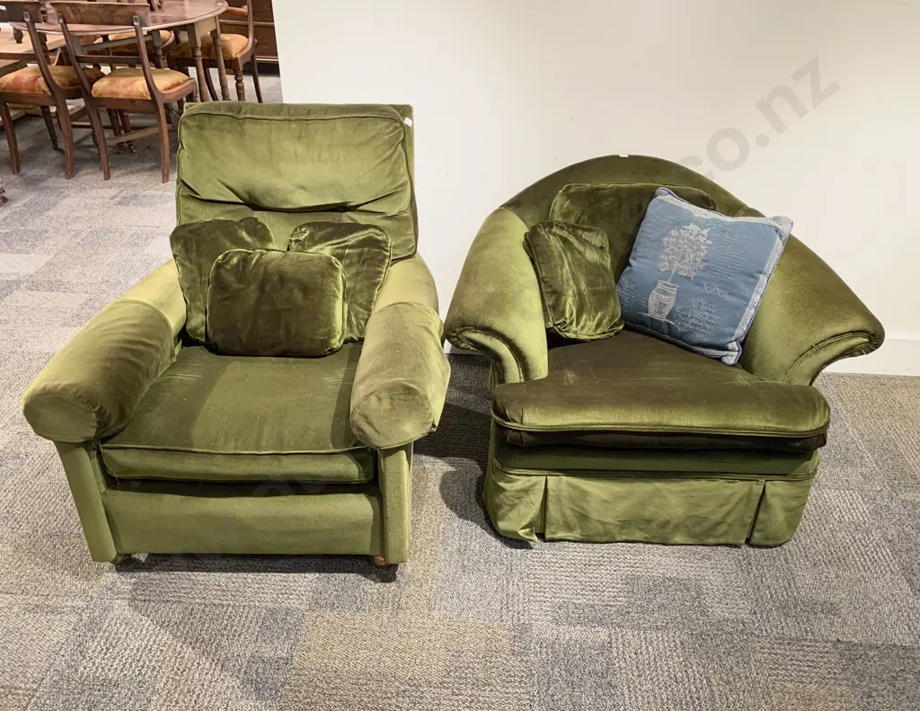 Two Upholstered Armchairs Image 1++